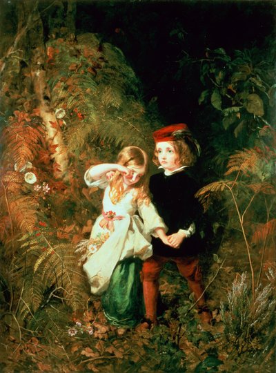 Kinder im Wald von James Sant